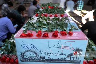 مراسم وداع با ماه مبارک رمضان در جوار شهدای گمنام معراج شهدا