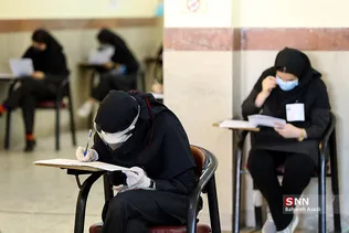 برگزاری حضوری امتحانات نهایی در دبیرستان شهید بهشتی