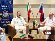 دریادار ایرانی با فرماندهان نیروی دریایی روسیه و عربستان دیدار کرد