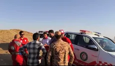 تلاش امدادگران برای پیدا کردن زن کمیجانی