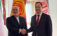 ظریف با وزیر خارجه قرقیزستان دیدار کرد