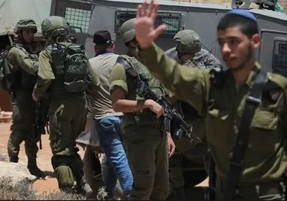 حمله صهیونیست&zwnj;ها به کرانه باختری و بازداشت فلسطینیان
