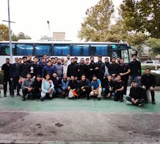 اولین گروه خادمان دانشجویی اربعین حسینی خراسان رضوی به نجف اشرف اعزام شد