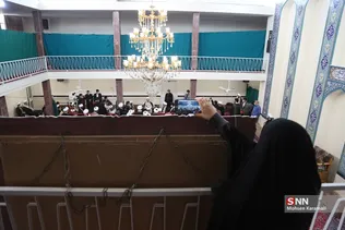 عمامه‌گذاری طلاب در میلاد امام حسین(ع)
