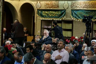 مراسم گرامیداشت شهید علی لاریجانی در مسجد بلال صدا و سیما
