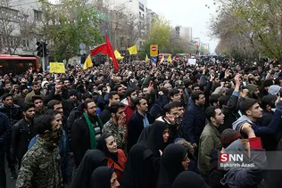 سوگواری شهادت سردار سلیمانی در دانشگاه تهران