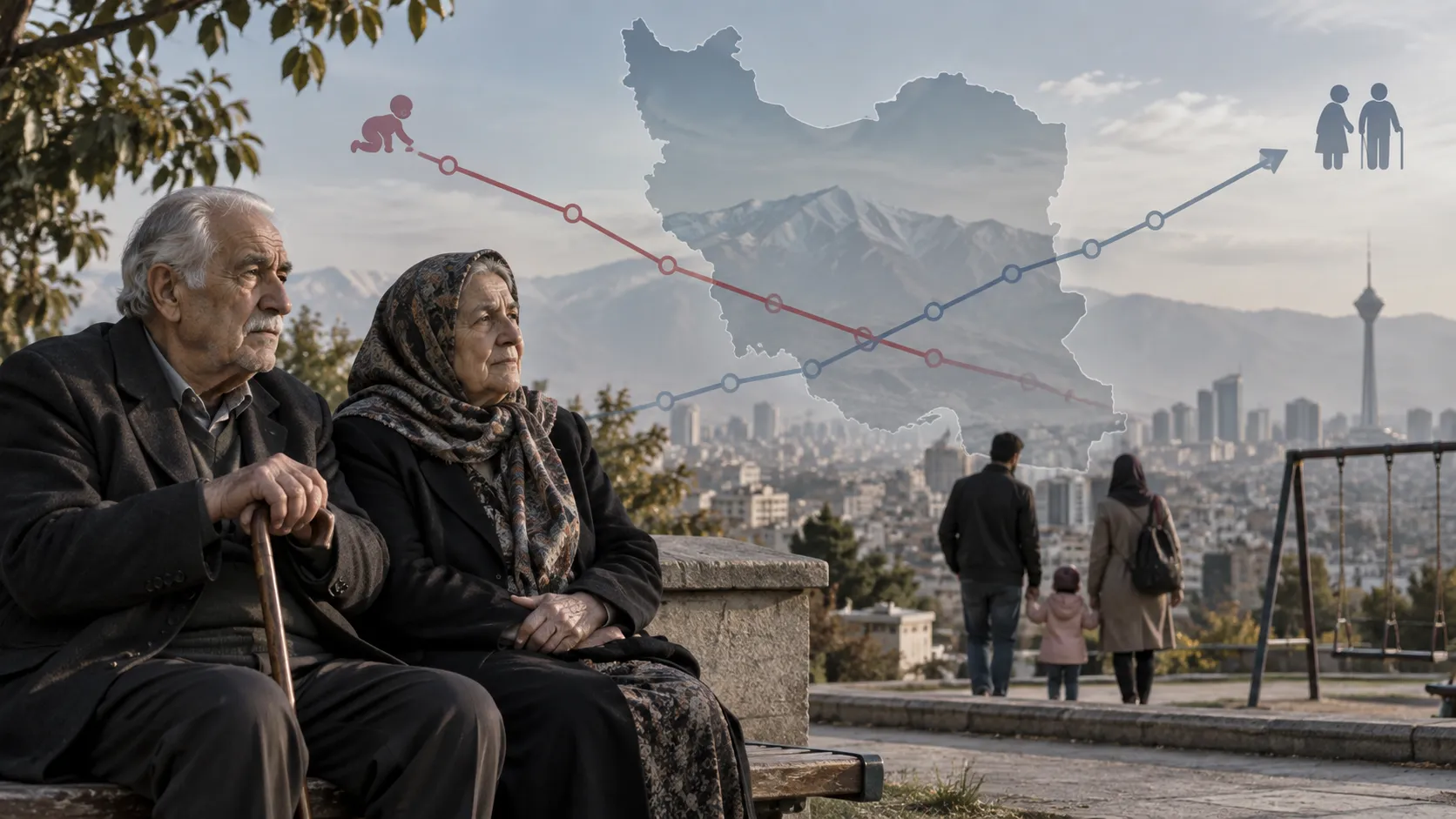 زنگ خطر جمعیت ایران / ۲۰ سال دیگر بحران جمعیت به کجا می‌رسد؟ + فیلم