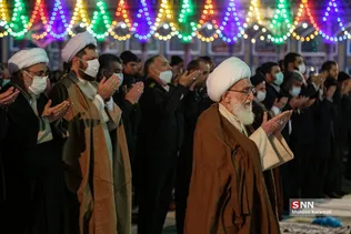 مسجد جمکران در شب نیمه شعبان 