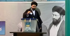 علی خمینی در انتخابات شرکت کرد