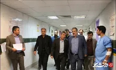 عیادت از بیمارانی که به امید بهبودی آمدند اما در انفجار بیمارستان  علوم پزشکی ارومیه سوختند