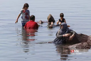 بالا آمدن سطح آب دریاچه ارومیه