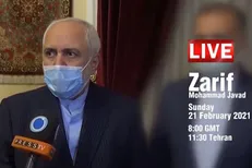 پخش گفتگوی زنده محمدجواد ظریف با مرضیه هاشمی