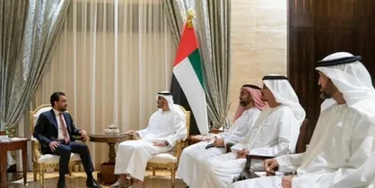 دیدار رئیس مجلس عراق با ولیعهد ابوظبی