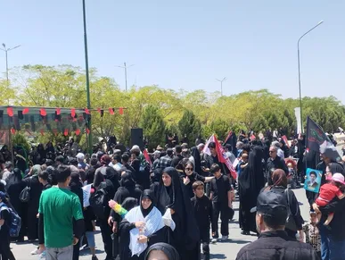 دلدادگان اربعین در مسیر عشق/دلدادگانی که در شهر خود هم‌قدم کربلا می‌شوند+ فیلم