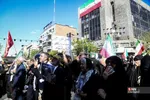 عزاداری مردم تهران در روز اربعین رهبر شهید انقلاب اسلامی(2)