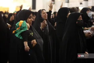 مراسم شیرخوارگان حسینی در حرم حضرت معصومه (س)