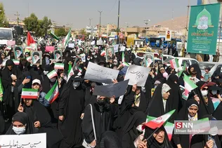 راهپیمایی بانوان فاطمی در شیراز