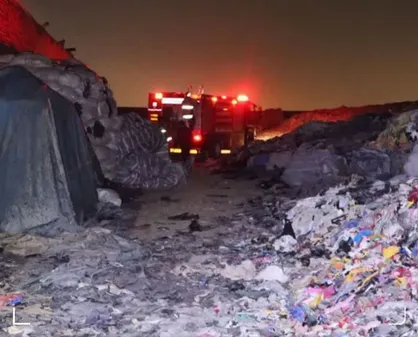 حریق کارگاه نمدسازی در حبیب&zwnj;آباد مهار شد