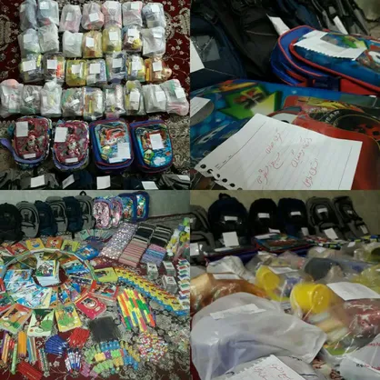 ۴۰ بسته لوازم&zwnj; تحریر بین دانش&zwnj;آموزان نیازمند روستای رونیز اهدا شد