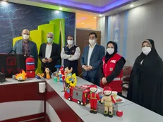 همکاری آموزش و پرورش منطقه ۴ با آتش نشانی