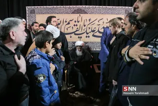 مراسم عزاداری رحلت پیامبر اکرم(ص) و شهادت امام حسن مجتبی علیه‌السلام  در دفتر آیت‌الله وحید خراسانی