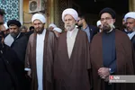 آیین تشییع پیکر شهیده معصومه کرباسی، اولین بانوی ایرانی شهید در راه قدس و حجت‌الاسلام شهید محمد صباحی، امام جمعه کازرون امروز یکشنبه ۶ آبان ۱۴۰۳ با حضور پرشور مردم شیراز برگزار شد.