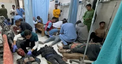 صدها زخمی در بیمارستان&zwnj;های غزه روی زمین افتاده&zwnj;اند