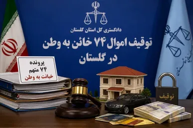 توقیف اموال ۷۴ خائن به وطن در گلستان