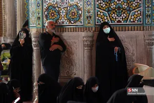 شب شهادت امام رضا(ع) در حرم حضرت معصومه(س)
