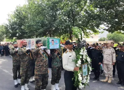 پیکر مطهر شهید نعیمی در شرق گلستان تشییع شد