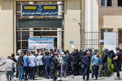 تجمع اهالی شهر سهند در حمایت از رویکرد ضد فساد دستگاه قضایی