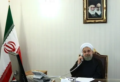 گفت و گوی تلفنی رئیس جمهور روحانی و نخست وزیر پاکستان