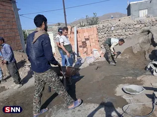 دانشجویان شیروان در اردوی جهادی