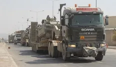 حرکت کاروان بزرگ نظامی ارتش ترکیه به سوی ادلب