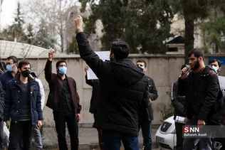 تجمع دانشجویان ایرانی در اعتراض به‌ اقدام ضدحجاب هند