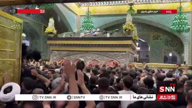 بارگاه نورانی شمس الشموس  علی بن موسی الرضا(ع) غرق در زائران و محبین اهل بیت(س)
