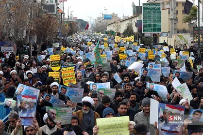 راهپیمایی حمایت از اقتدار و صلابت جمهوری اسلامی ایران در قم