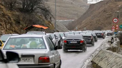 ترافیک سنگین در محور&zwnj;های شمالی و آزادراه قزوین&ndash;کرج&ndash;تهران/ چالوس و تهران&ndash;شمال یک&zwnj;طرفه شد