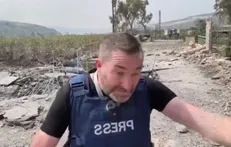 دشمن وحشی صهیونیستی به خبرنگار انگلیسی هم رحم نکرد!