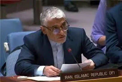 نطق تاریخی و کوبنده نماینده جمهوری اسلامی در شورای امنیت سازمان ملل بر علیه جنایتکاران آمریکایی+ فیلم