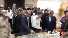 فرمانده انتظامی در کرمانشاه از پایانه مرزی خسروی بازدید کرد