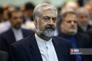 مرتضی سرمدی قائم مقام وزیر امور خارجه در تجدید میثاق وزیر امور خارجه و روسای نمایندگی های ایران در جهان با آرمان‌های امام (ره)