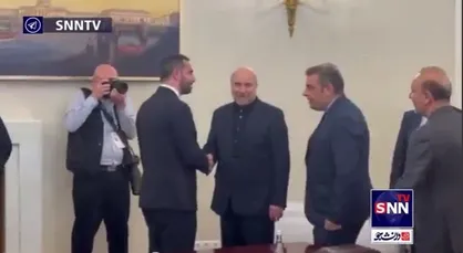دیدار رئیس مجلس شورای اسلامی و نایب رییس مجلس ارمنستان در حاشیه نشست بریکس