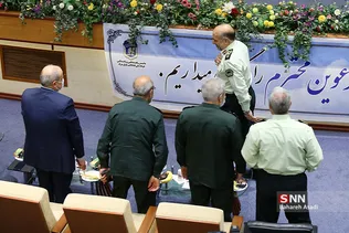 مراسم تکریم و معارفه رئیس پلیس راهور تهران بزرگ