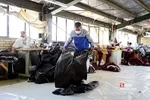 بازدید از خط تولید ماسک و لباس بیمارستانی