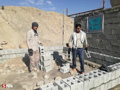 اتمام ۵ پروژه عمرانی به همت دانشجویان پیام&zwnj;نور لنده/ ۱۰۰۰ جلد کتاب به کتابخانه روستای قیام اهدا شد