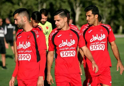 گزارش تمرین امروز پرسپولیس با حضور بازیکن ناراضی