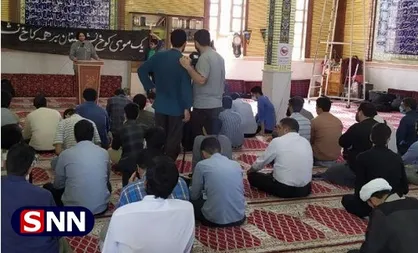 ویژه برنامه در سوگ امام کوخ&zwnj;نشینان در شهرک فدک کرمانشاه برگزار شد + فیلم و عکس