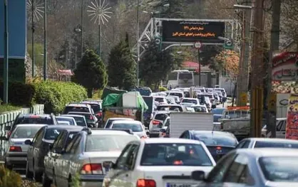 هر ساعت ۸۵۰ خودرو وارد جاده چالوس می&zwnj;شود
