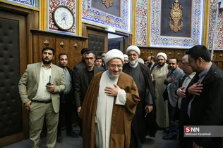 مراسم اربعین سرداران شهید حاج قاسم سلیمانی و ابومهدی المهندس در قم 
